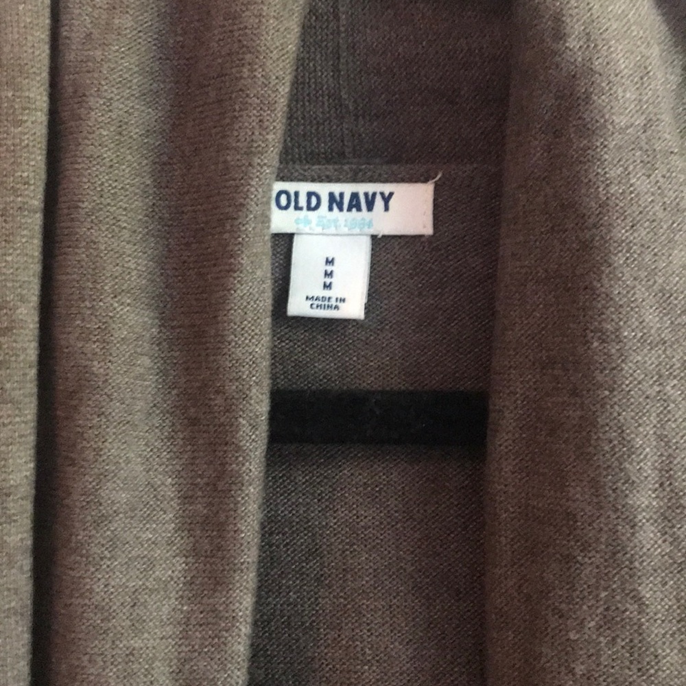 Taupe Open-Front Cardigan - Picture 3 of 5